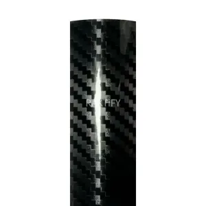 5D Carbon Fiber Black Vinyl Wrap