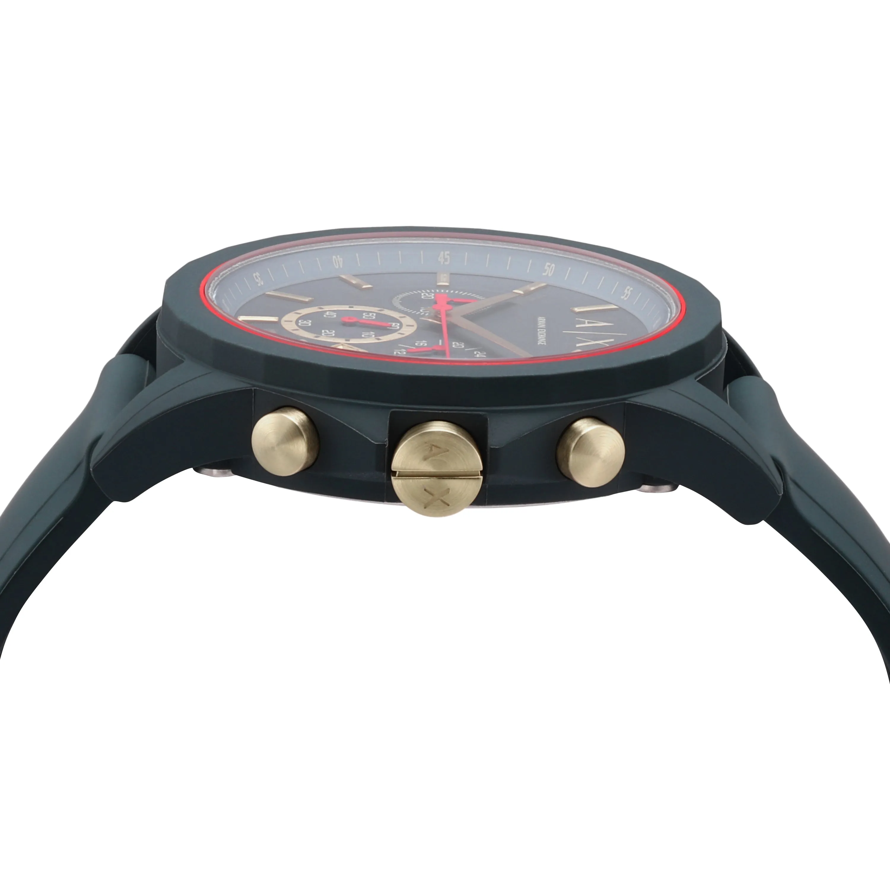 Armani Exchange Blue Silicone Chronograph Watch AX1335