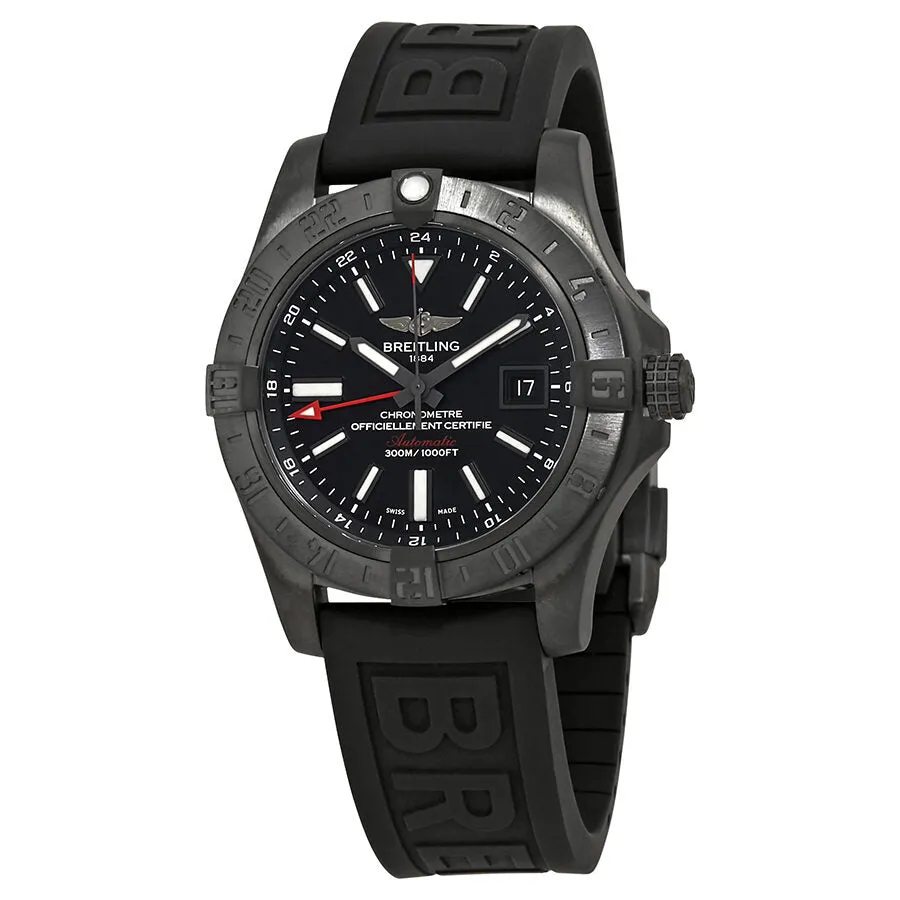 Breitling Avenger II GMT Black Dial Automatic Men's Watch M3239010/BF04/153S/M20DSA.2