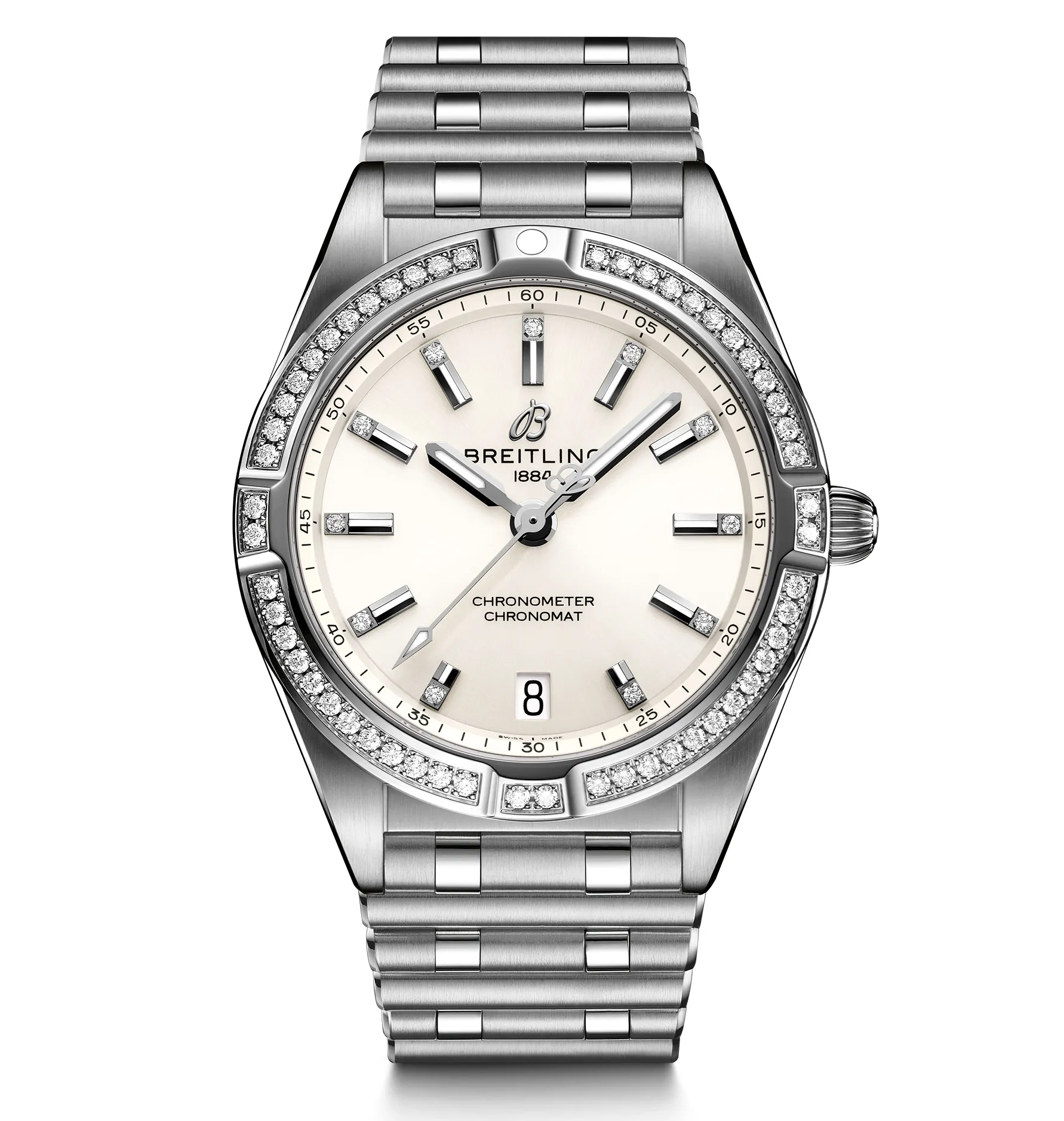 Breitling Chronomat 32 with Diamond Bezel