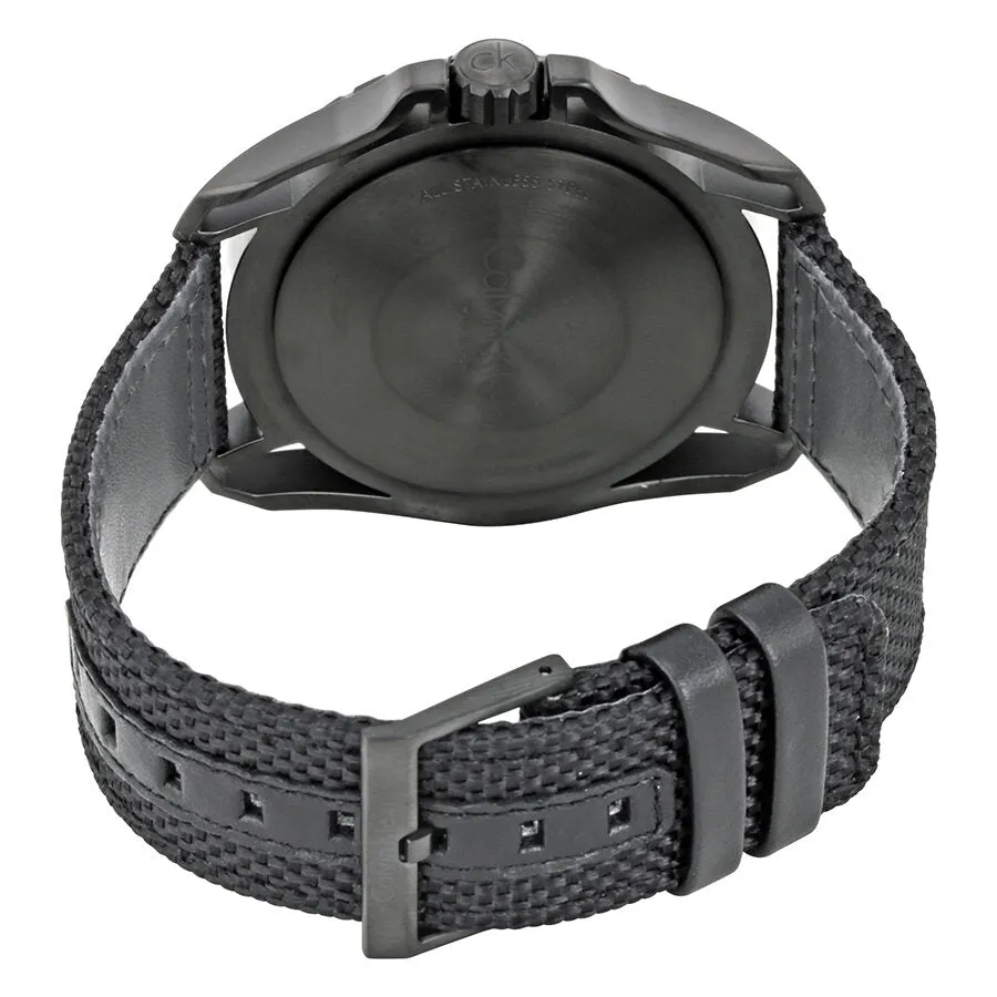 Calvin Klein Earth Black Dial Men's Watch K5Y31YB1