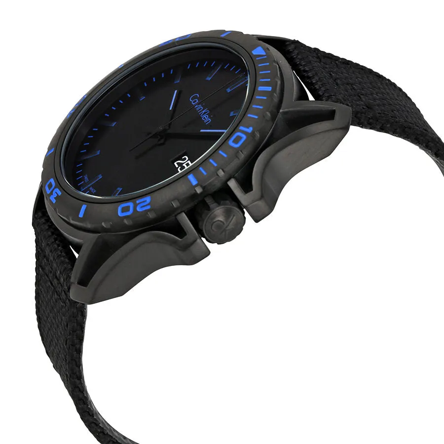 Calvin Klein Earth Black Dial Men's Watch K5Y31YB1