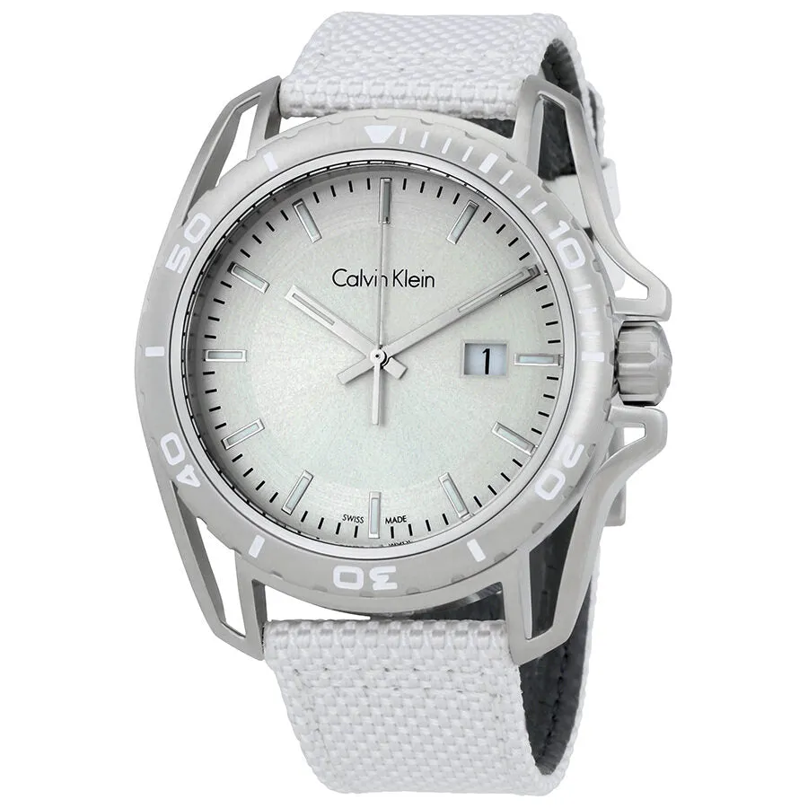 Calvin Klein Earth White Dial Men's Watch K5Y31VK6