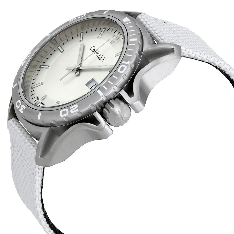 Calvin Klein Earth White Dial Men's Watch K5Y31VK6
