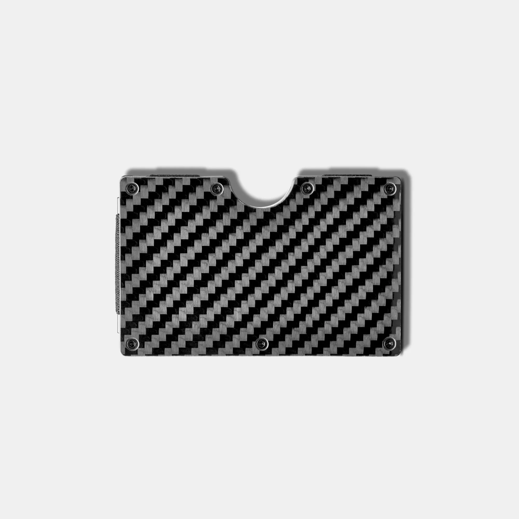 Carbon Fiber Kartenetui mit Geldscheinklammer