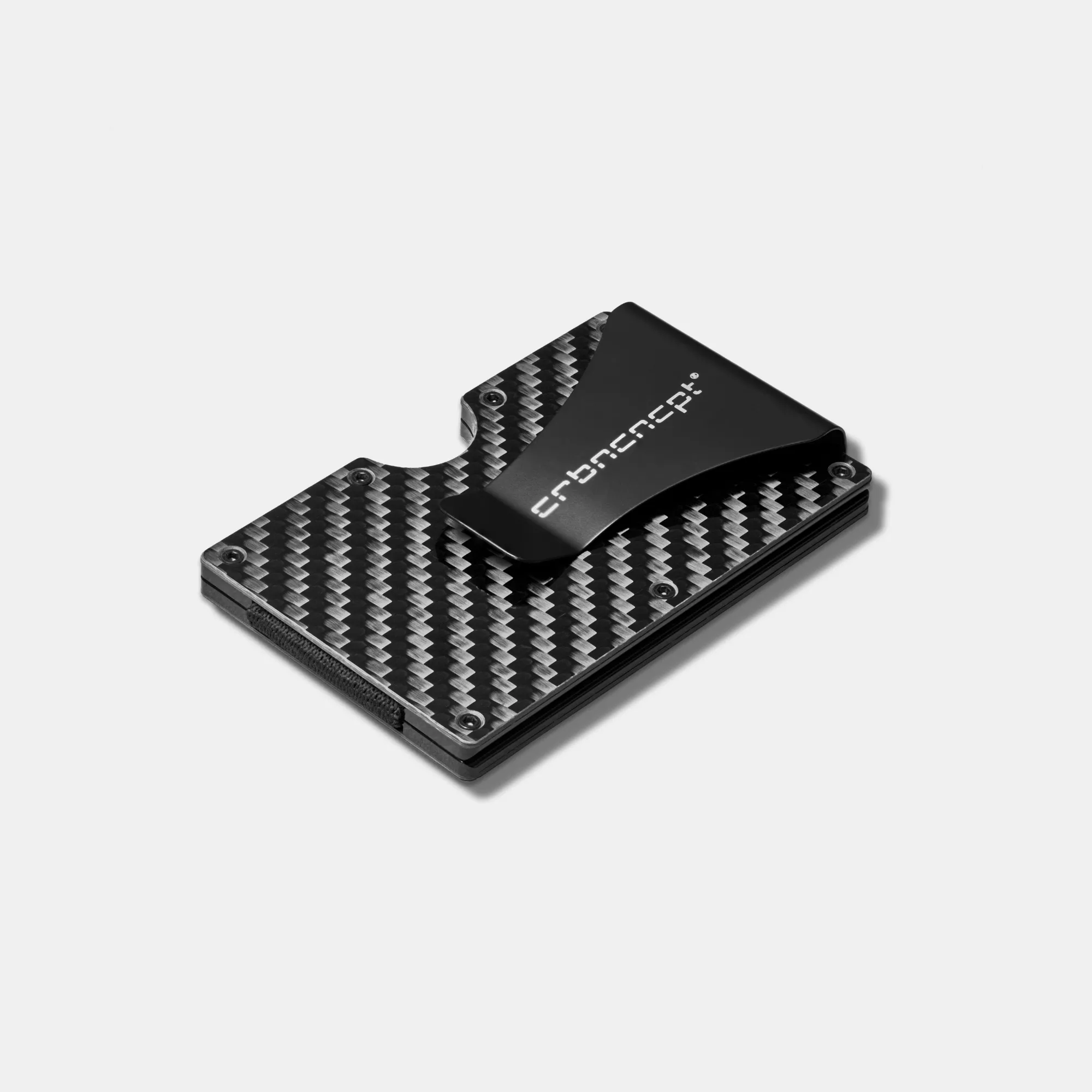 Carbon Fiber Kartenetui mit Geldscheinklammer