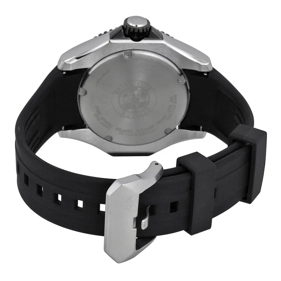 Citizen Promaster Diver 300 Meters Eco-Drive Black Dial Black Rubber Men's Watch BN0085-01E