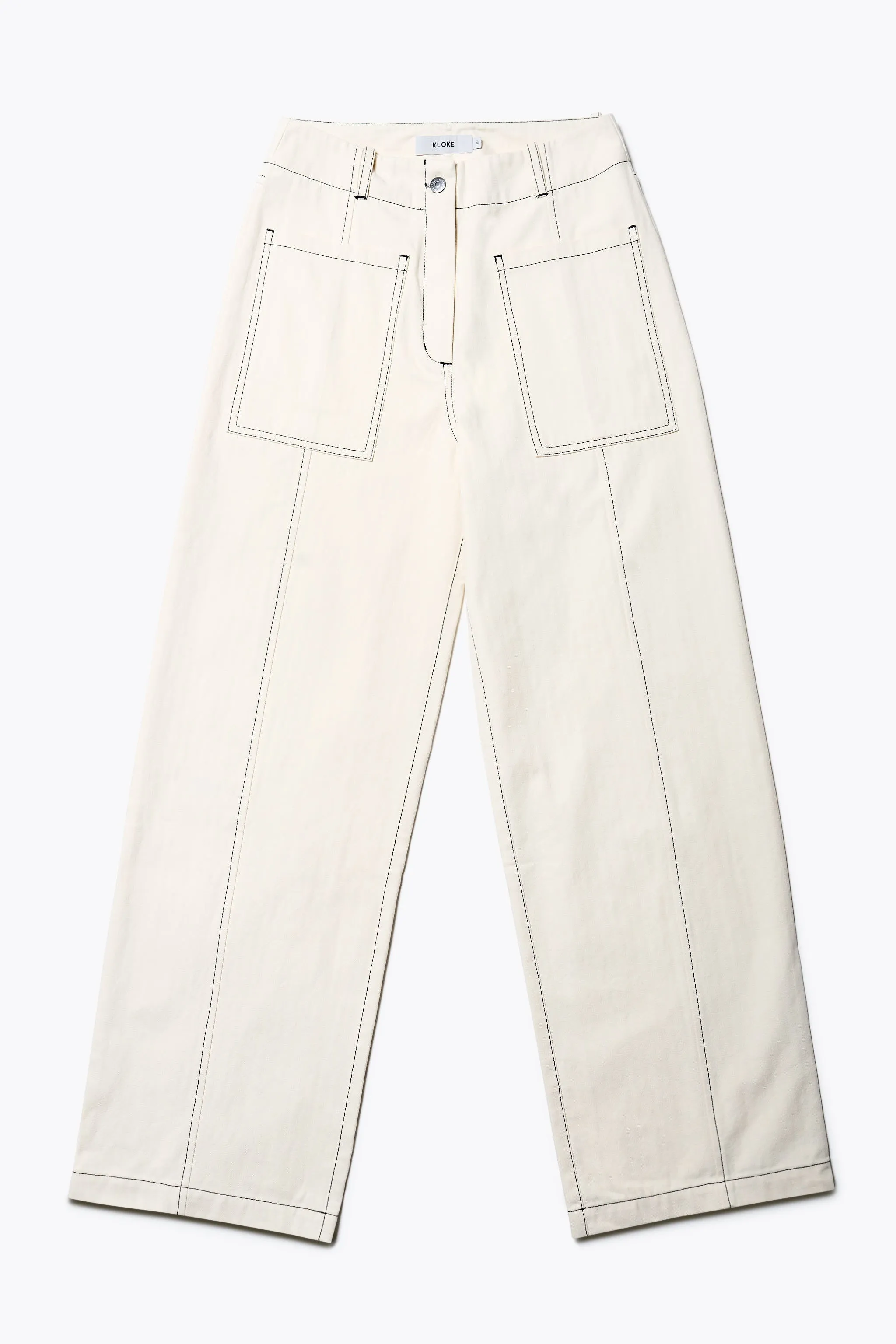 Delta Pant Ecru