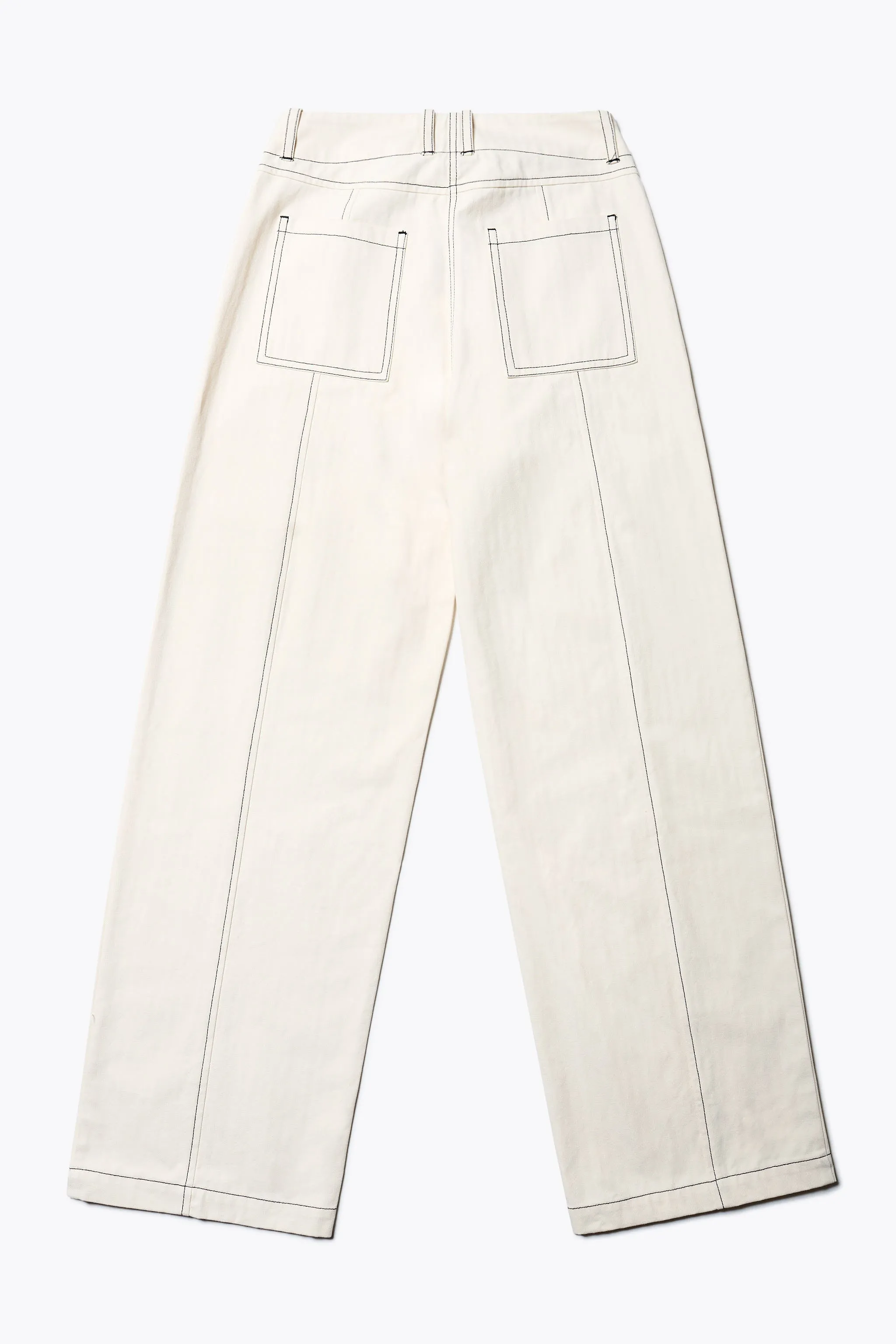 Delta Pant Ecru
