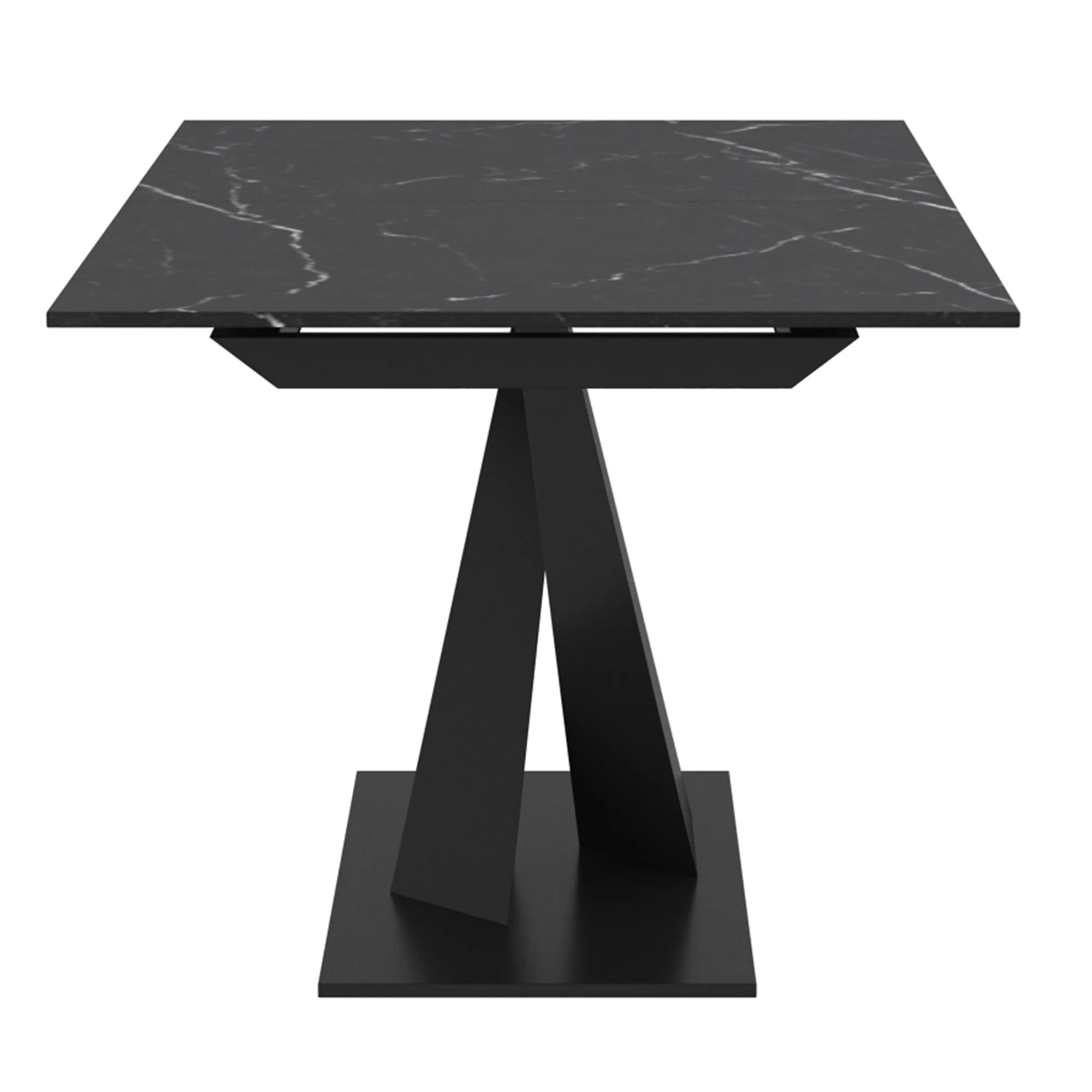 Extendable Rectangular Dining Table Julius Black