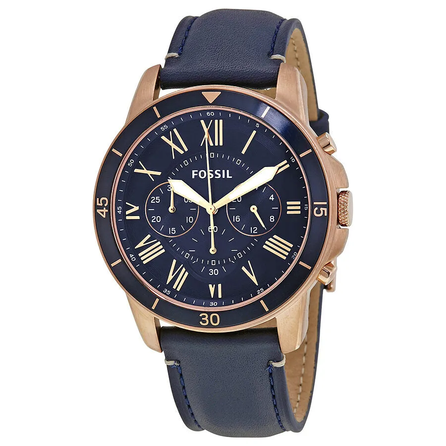 Fossil Grant Sport Chronograph Blue Dial Men's Watch FS5237