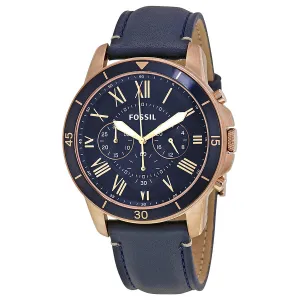 Fossil Grant Sport Chronograph Blue Dial Men's Watch FS5237