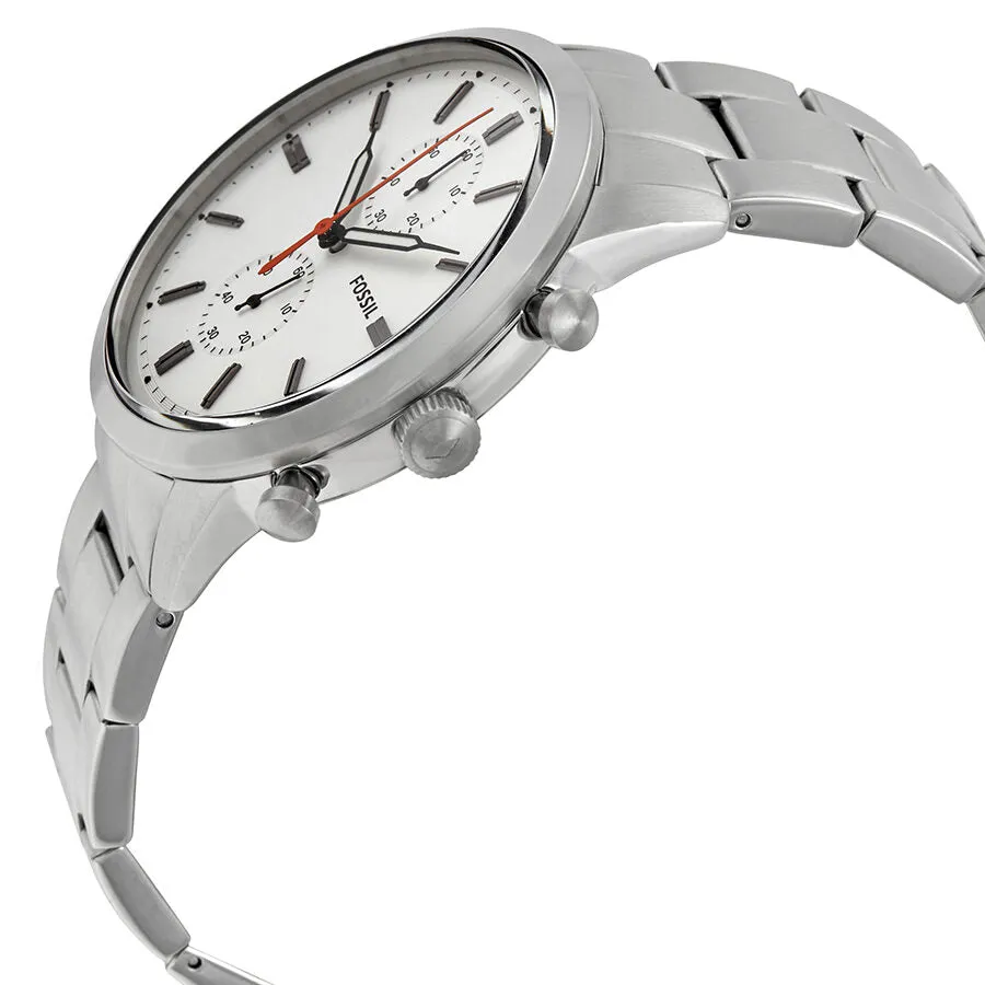 Fossil Townsman Chronograph White Dial Men's Watch FS5346