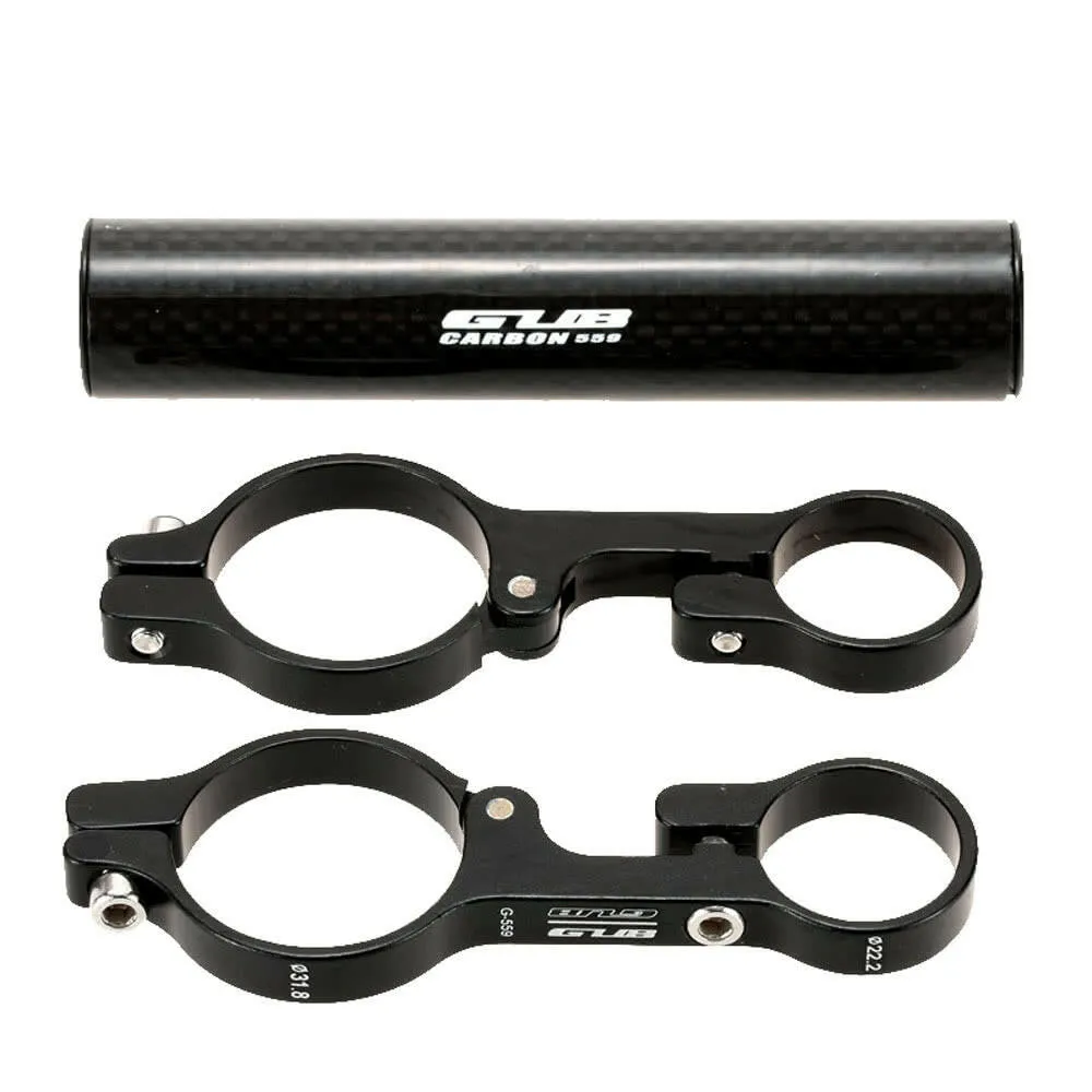 GUB 31.8MM Double Handlebar Extension Mount Carbon Fiber Extender Holder