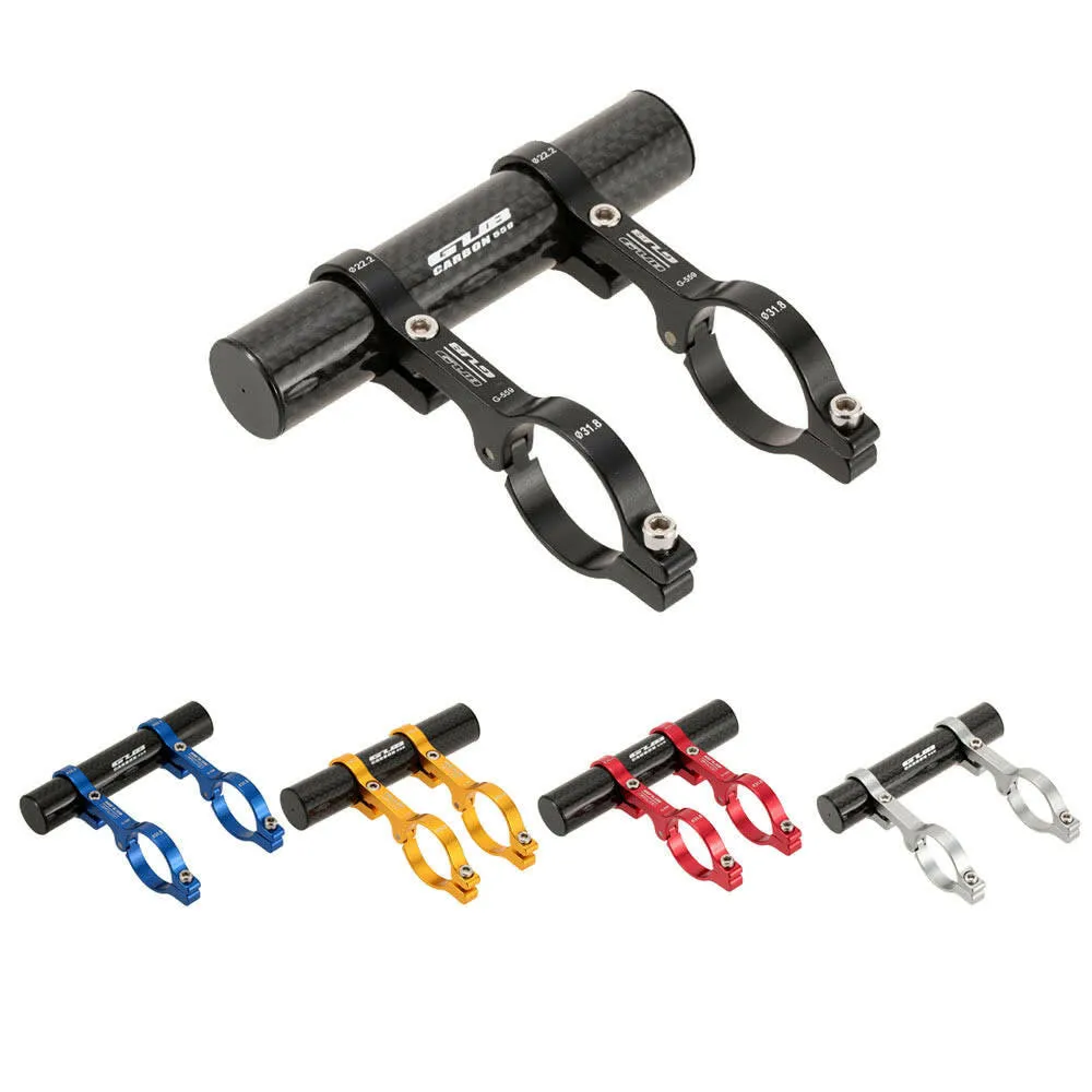 GUB 31.8MM Double Handlebar Extension Mount Carbon Fiber Extender Holder