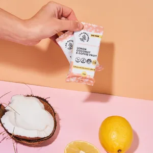 I Am Grounded THE 9AM - Lemon, Coconut & Coffee Fruit Box (V) (GF) - 1/2 Pallet (384 Boxes x 10 Packs)
