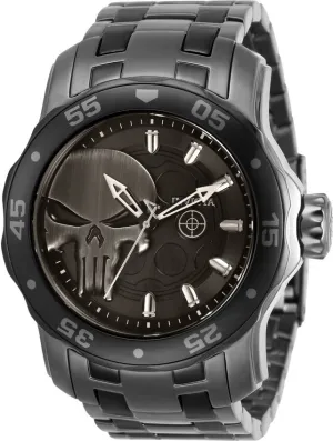 Invicta Marvel Punisher Quartz Gunmetal Dial Men's Watch 32420