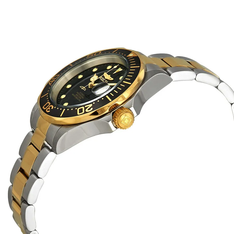 Invicta Pro Diver Automatic Black Dial Two-tone Men's Watch 17043