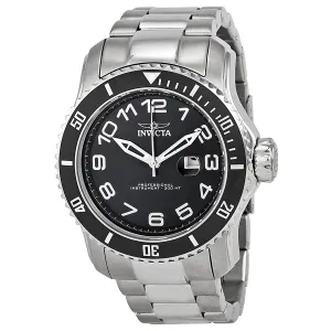 Invicta Pro Diver Black Dial Stainless Steel Men's Watch 15072