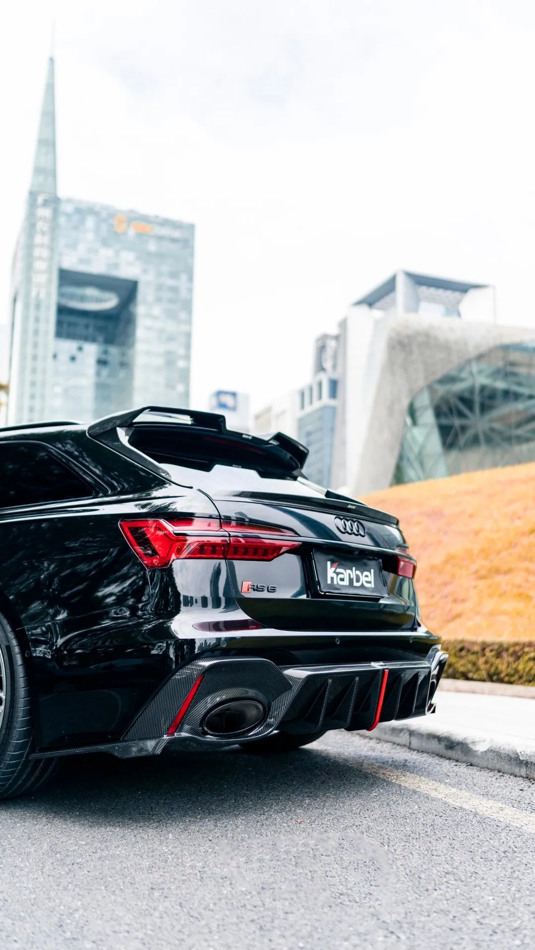 Karbel Carbon Fiber Rear Spoiler for Audi RS6 C8 2020-ON