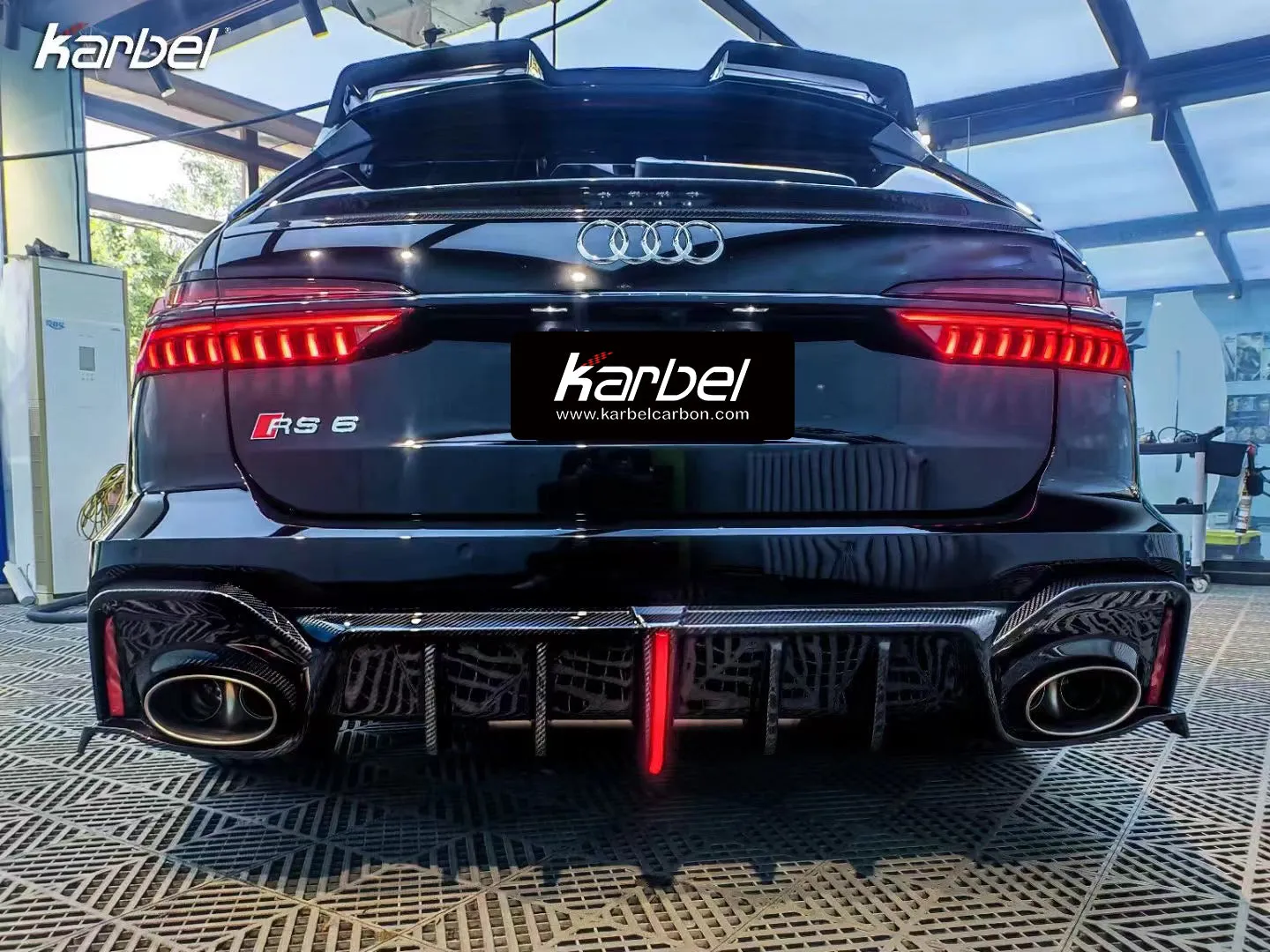 Karbel Carbon Fiber Rear Spoiler for Audi RS6 C8 2020-ON