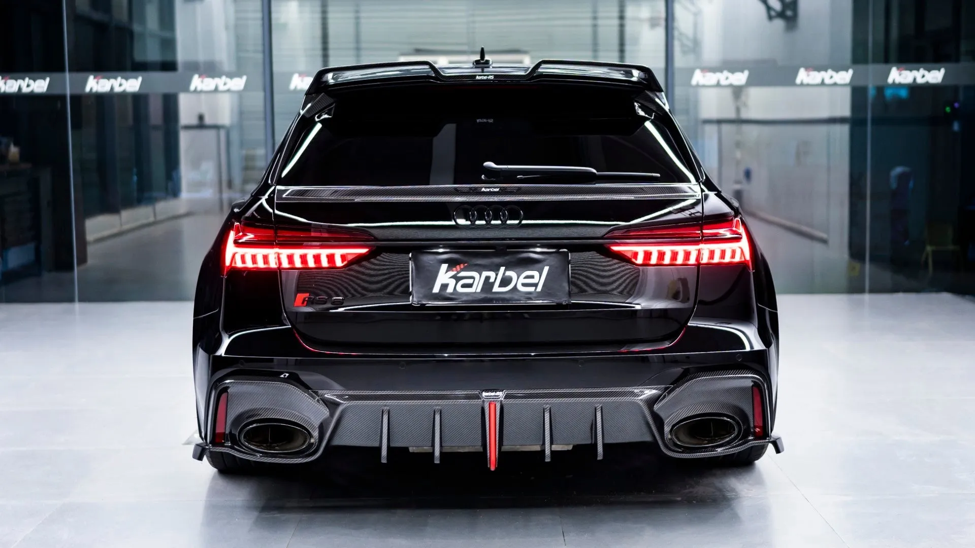 Karbel Carbon Fiber Rear Spoiler for Audi RS6 C8 2020-ON