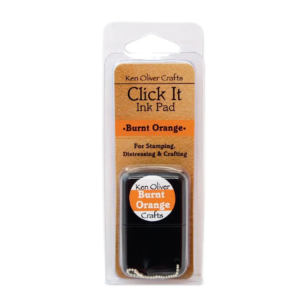 Ken Oliver Click It Dye Ink Pad - Burnt Orange*