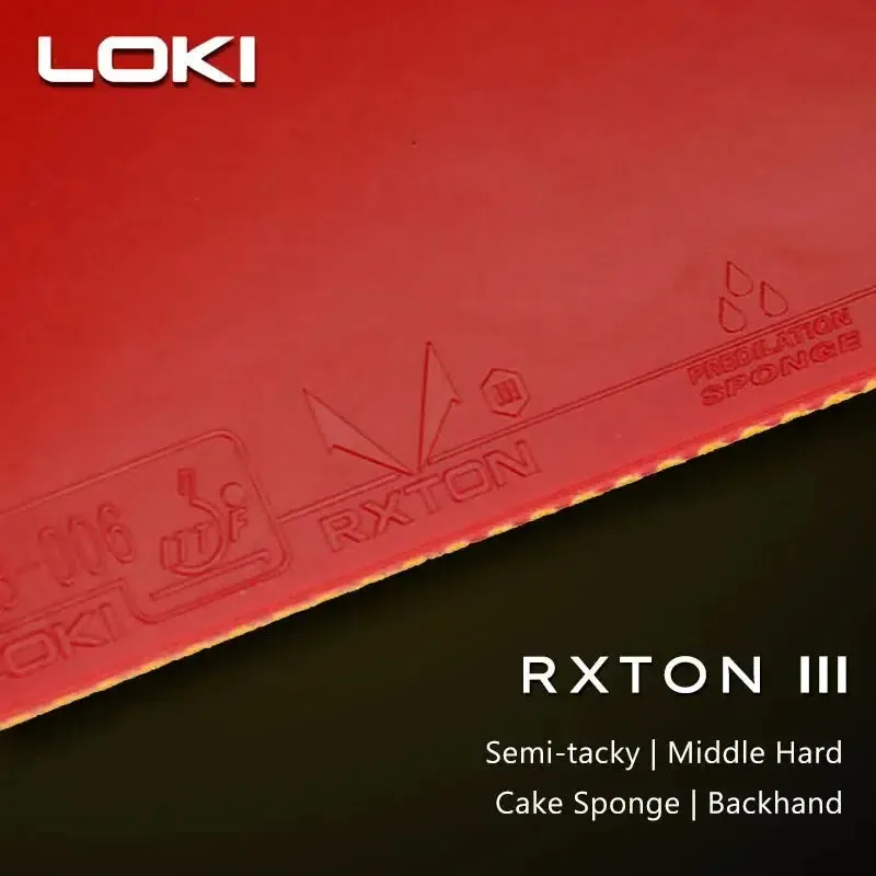 LOKI RXTON 3 Table Tennis Rubber