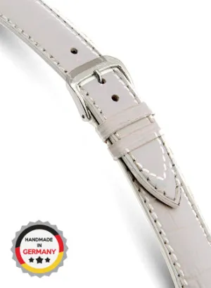 Louisiana - White - Alligator Grained