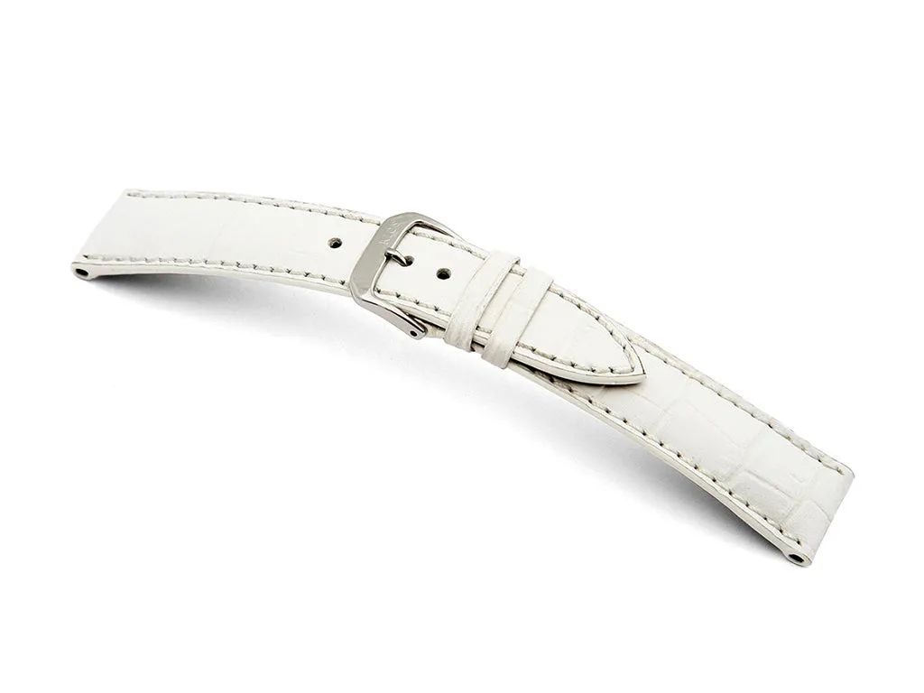 Louisiana - White - Alligator Grained