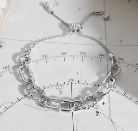 Marina Rope Link Duo Graduated Toggle Bracelet