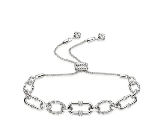 Marina Rope Link Duo Graduated Toggle Bracelet
