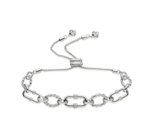 Marina Rope Link Duo Graduated Toggle Bracelet