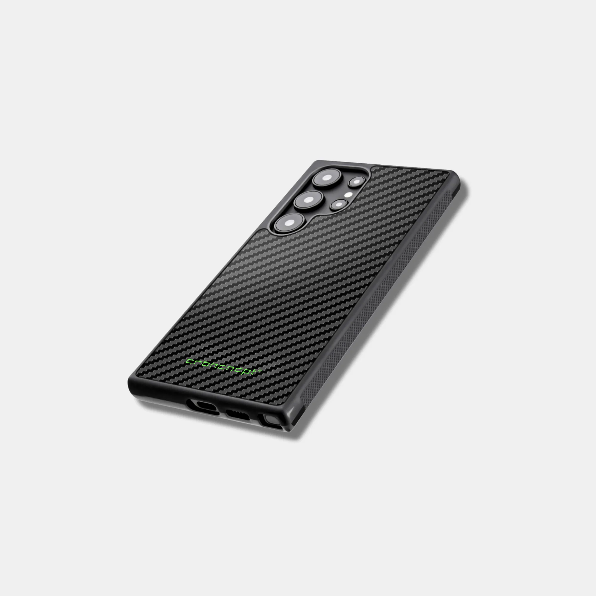 Matt Carbon Fiber Samsung Galaxy S22 bis S24 Case | MagSafe