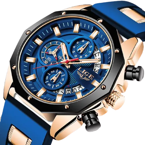 Men Top Brand Luxury Silicone Wristband Sport Quartz Watches
