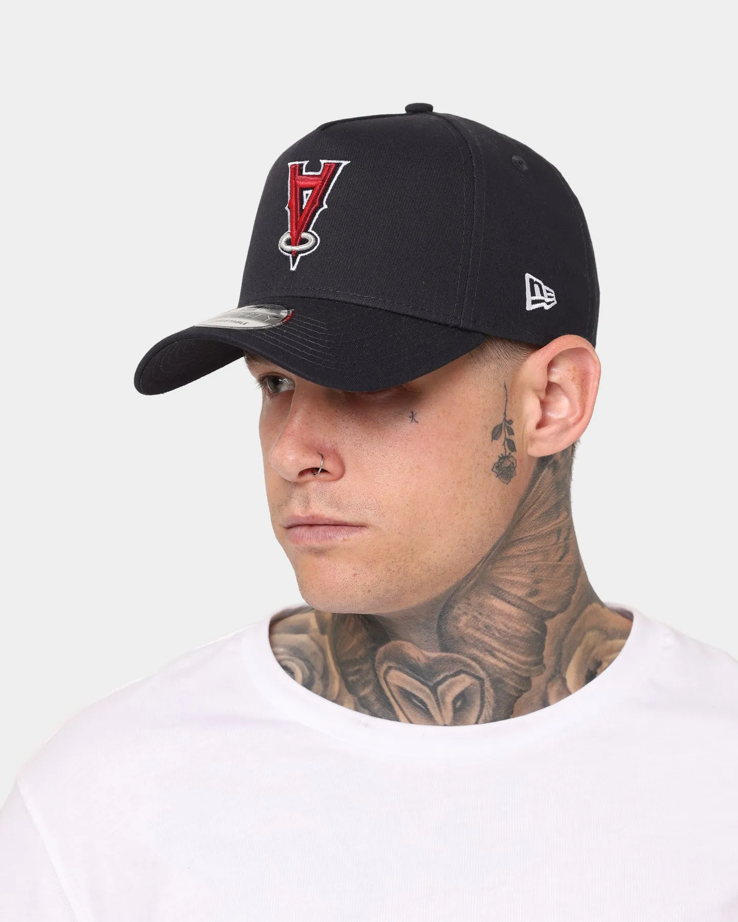 New Era Los Angeles Angels Upside Down 9FORTY A-Frame Snapback Original Team Colours