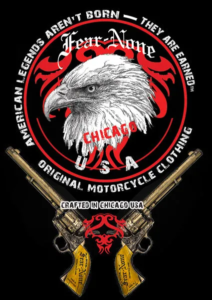 Official FEAR-NONE Eagle & Guns Rider Chrono