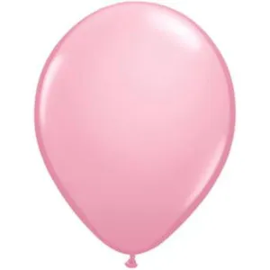 Qualatex 9" Pink Latex Balloons (100/Pk)