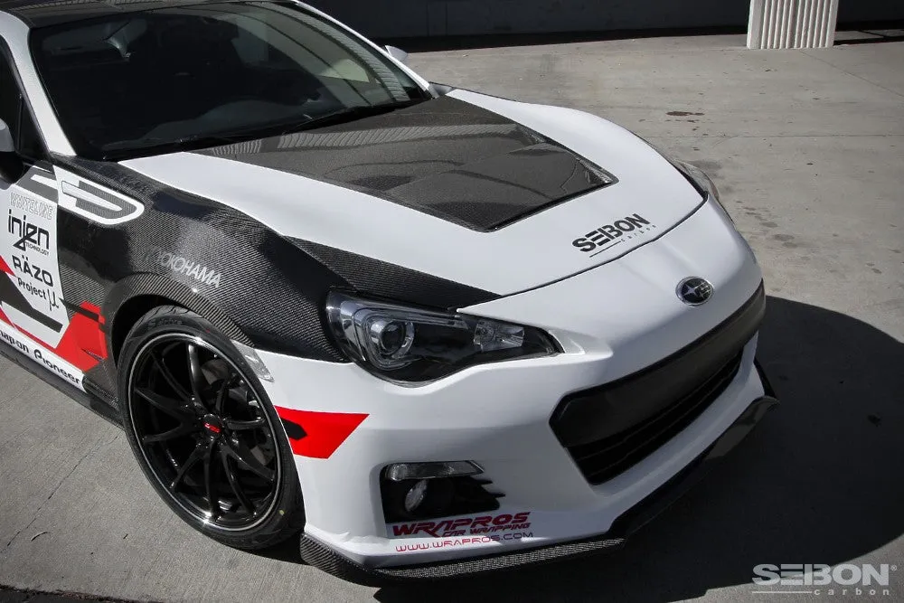 SEIBON Carbon Fiber Hood BRZ FRS 86 (13-21) DV / FA / OEM / TS / VS / VT Vented