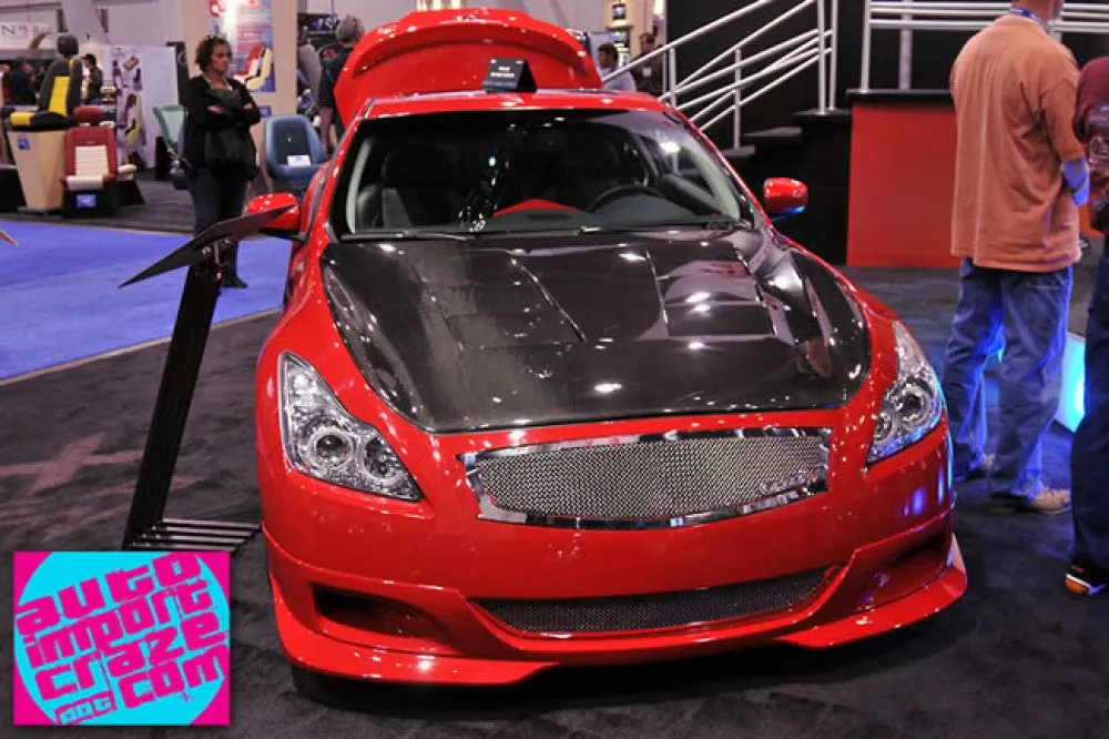SEIBON Carbon Fiber Hood Infiniti G37 (08-13) Q60 Q40 (07-15) OEM Style or Vented
