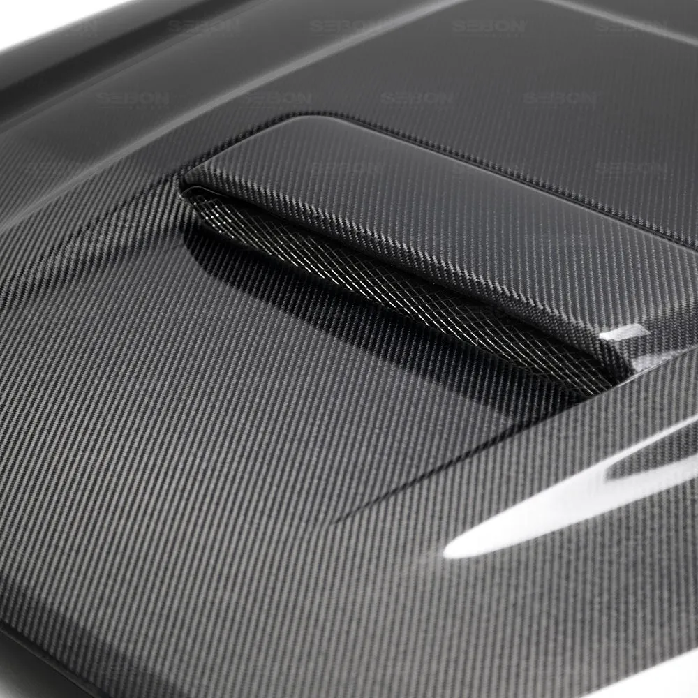 SEIBON Carbon Fiber Hood Toyota Tacoma (2016-2023) TR Style w/ Scoop