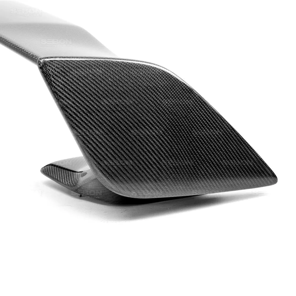 SEIBON Carbon Fiber Rear Spoiler Subaru WRX / WRX STi Hatchback/Sedan (08-14) STI Style