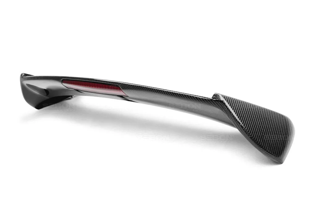 SEIBON Carbon Fiber Rear Spoiler Subaru WRX / WRX STi Hatchback/Sedan (08-14) STI Style