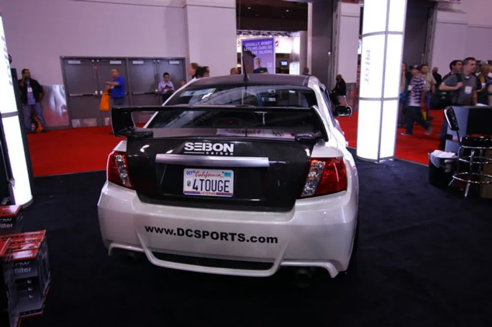 SEIBON Carbon Fiber Rear Spoiler Subaru WRX / WRX STi Hatchback/Sedan (08-14) STI Style