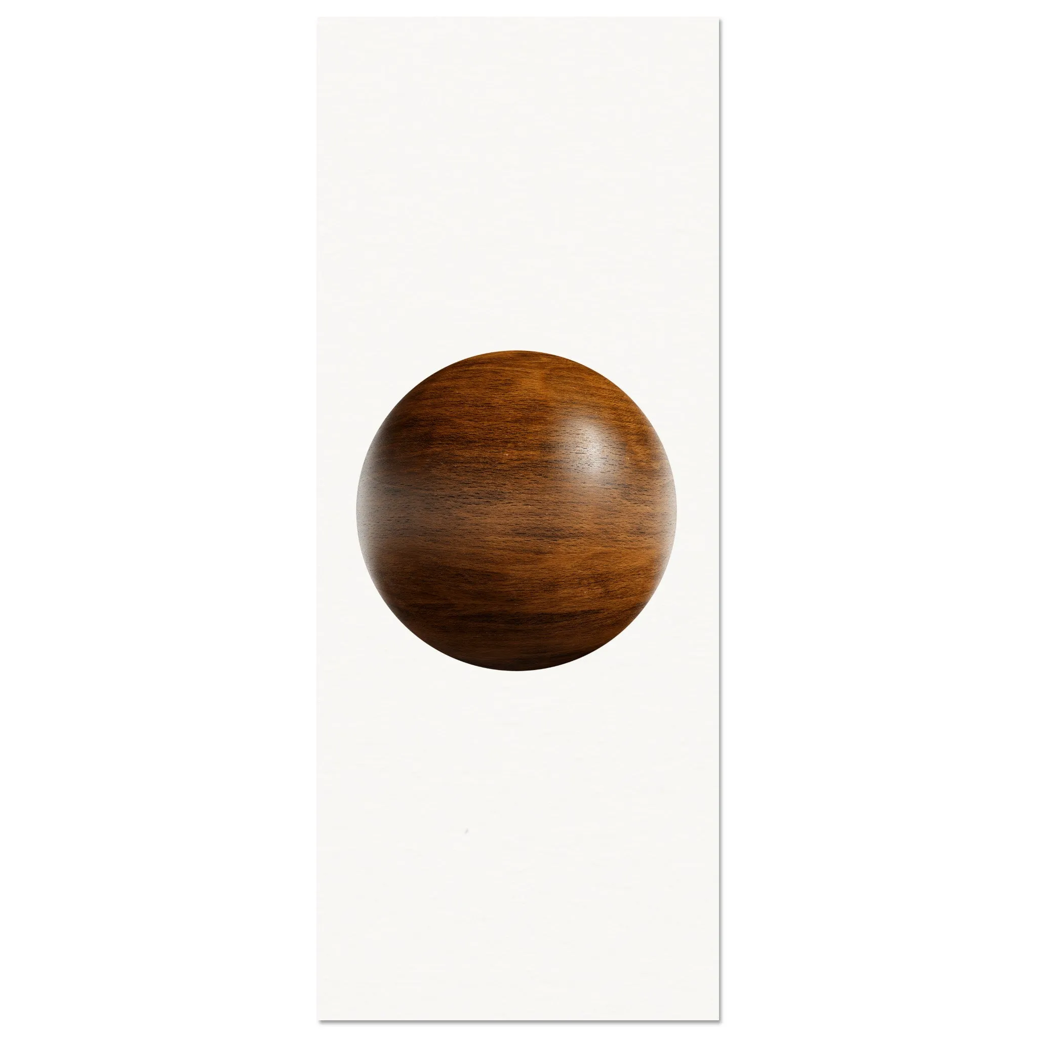Solid Wood Texture Decorative Sphere