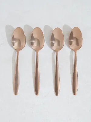 Westside Home Brown Copper Table Spoons (Set of 4)