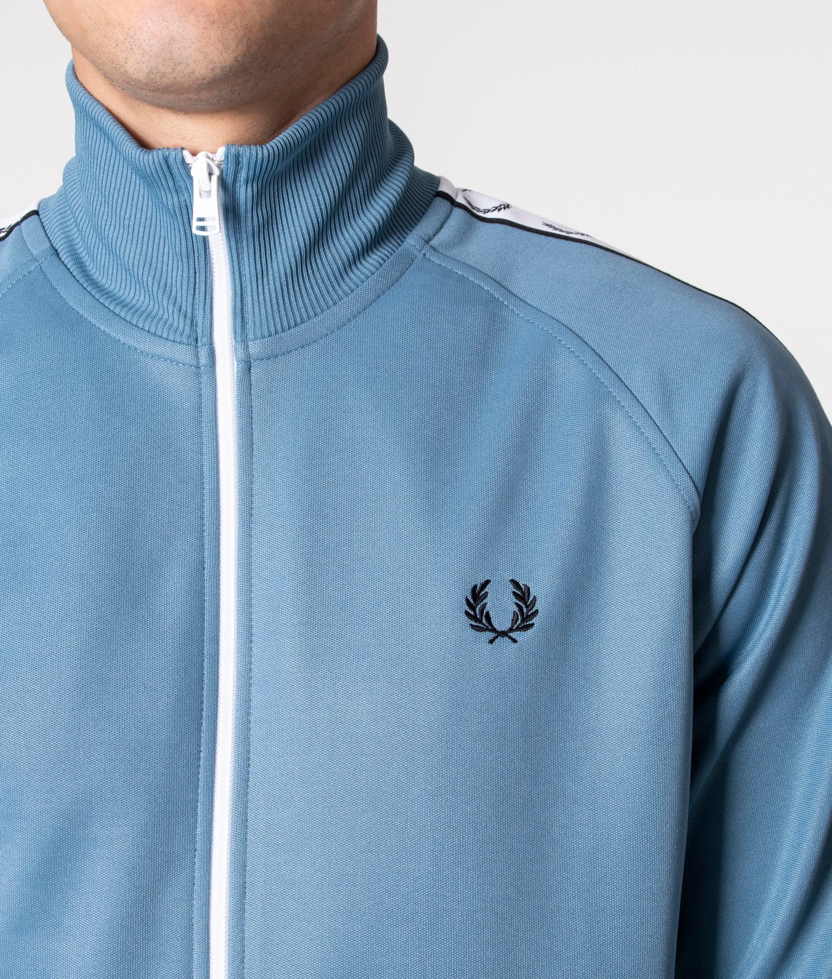 Zip Through Taped Track Top