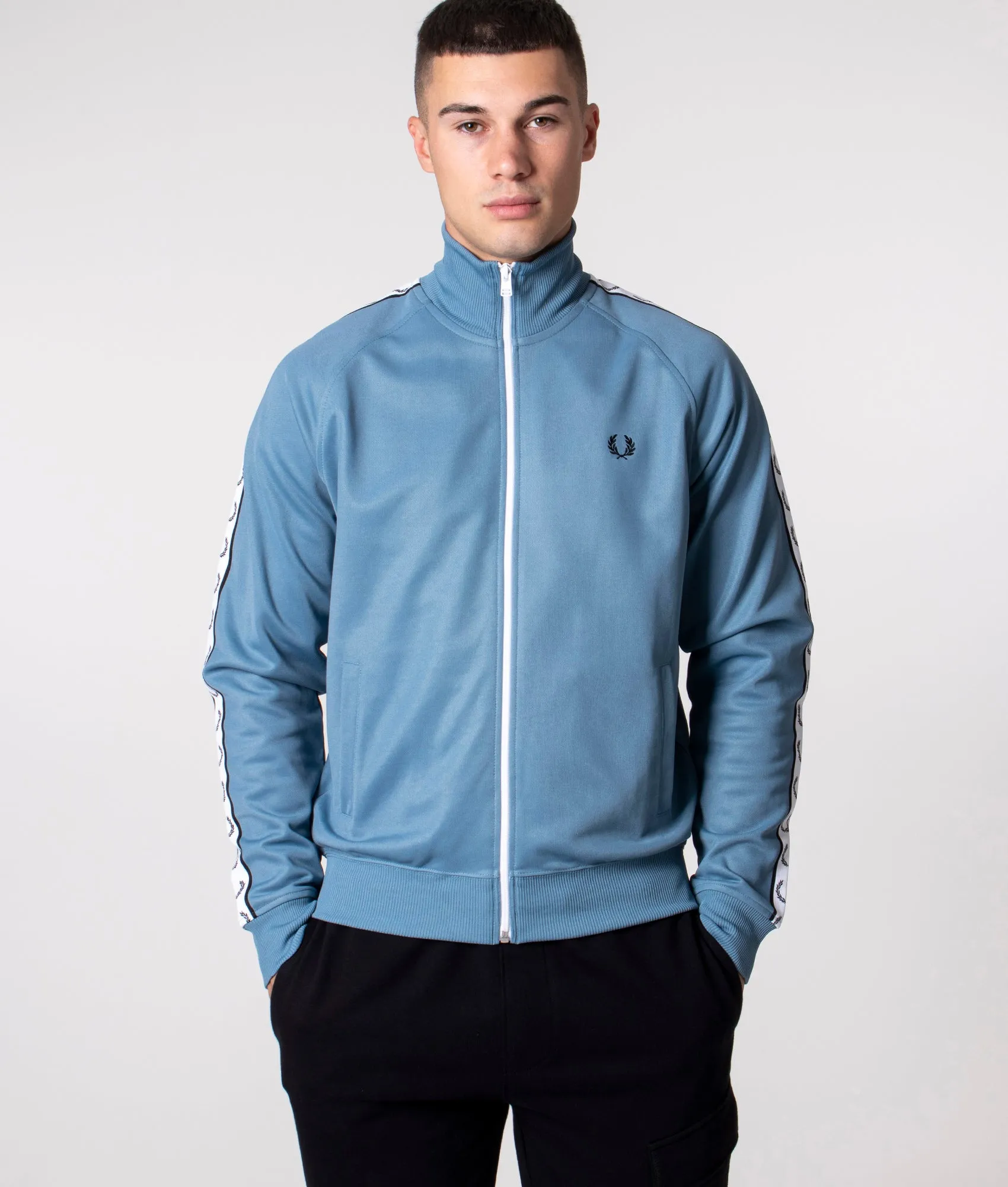 Zip Through Taped Track Top